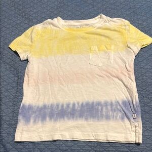 GAP Kids Yellow and Blue Tie-Dye T-Shirt